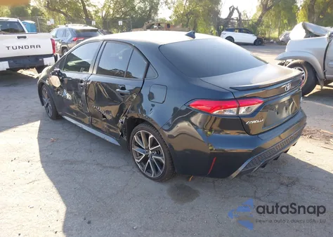 2020 Toyota Corolla Se z USA, uszkodzony, nr VIN 5YFS4RCE2LP031513